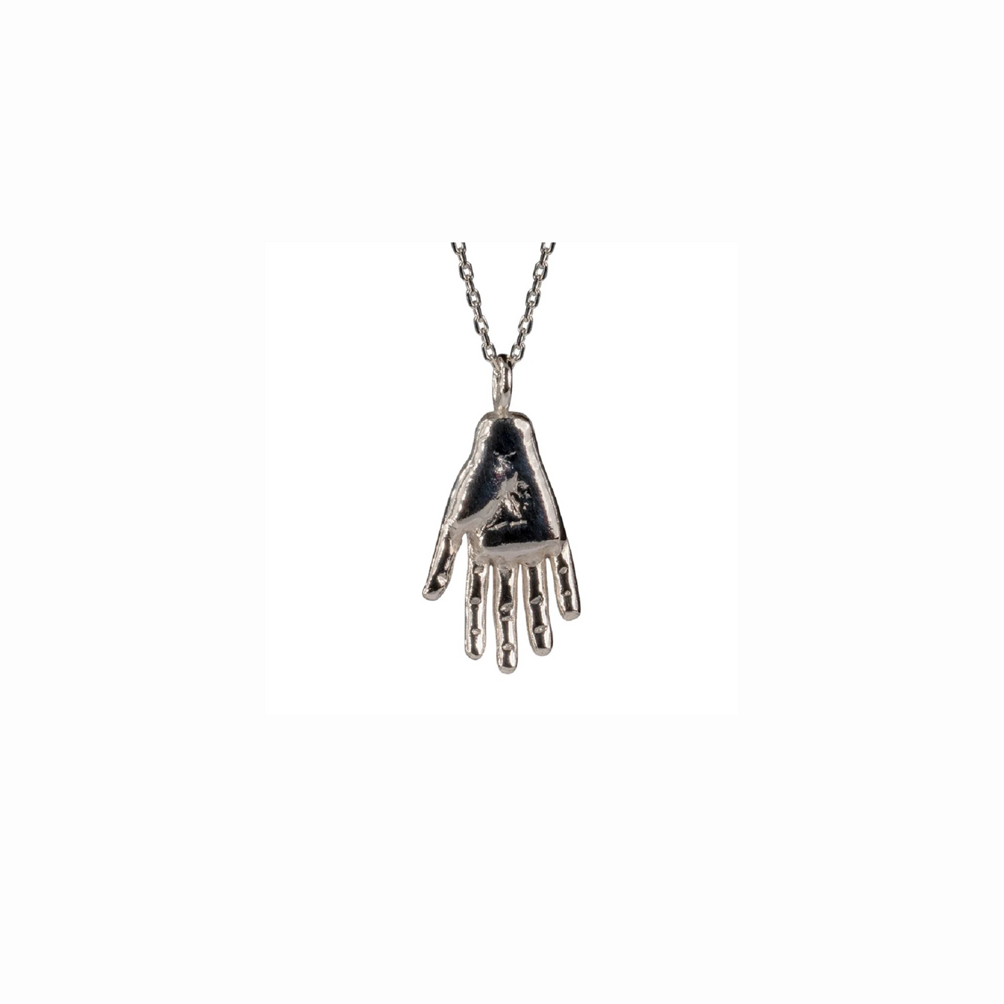 DUXFORD STUDIOS - Sterling Silver Hand Pendant Necklace, Small
