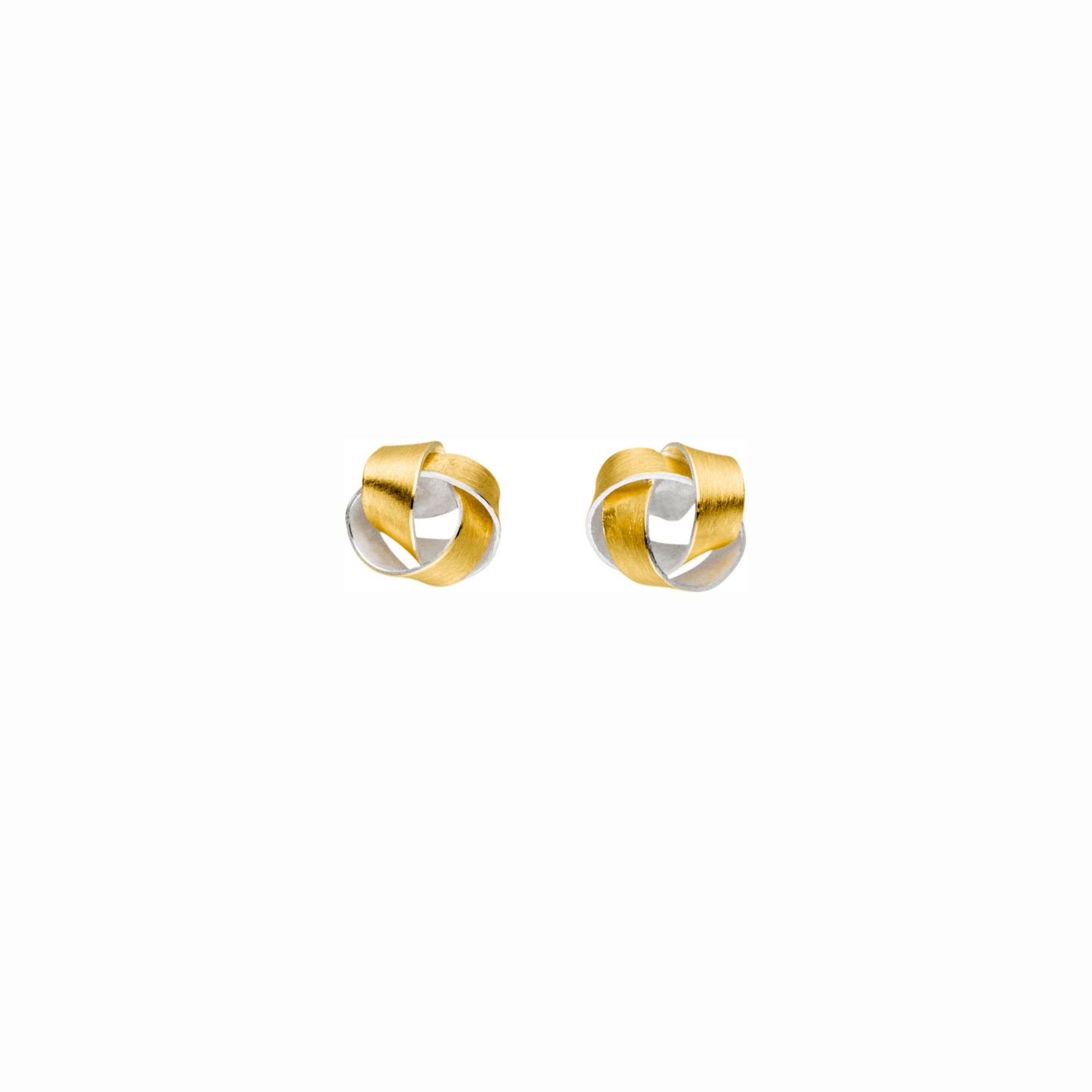 MANU SCHMUCK - 22ct Gold Laminated Silver Studs
