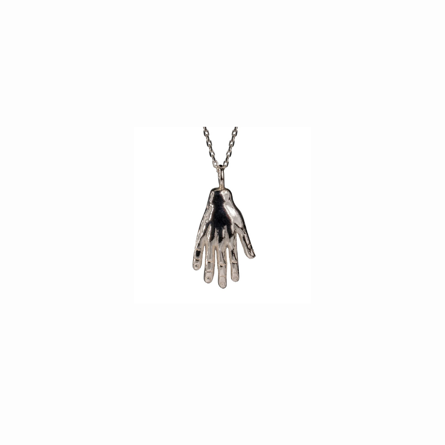 DUXFORD STUDIOS - Sterling Silver Hand Pendant Necklace, Small