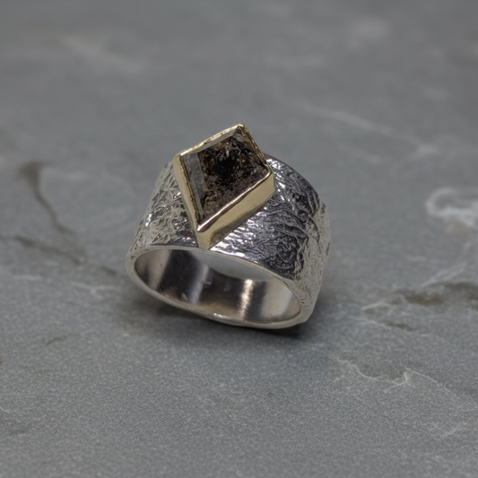 ANNE MORGAN - Luna wedge with Kite Diamond