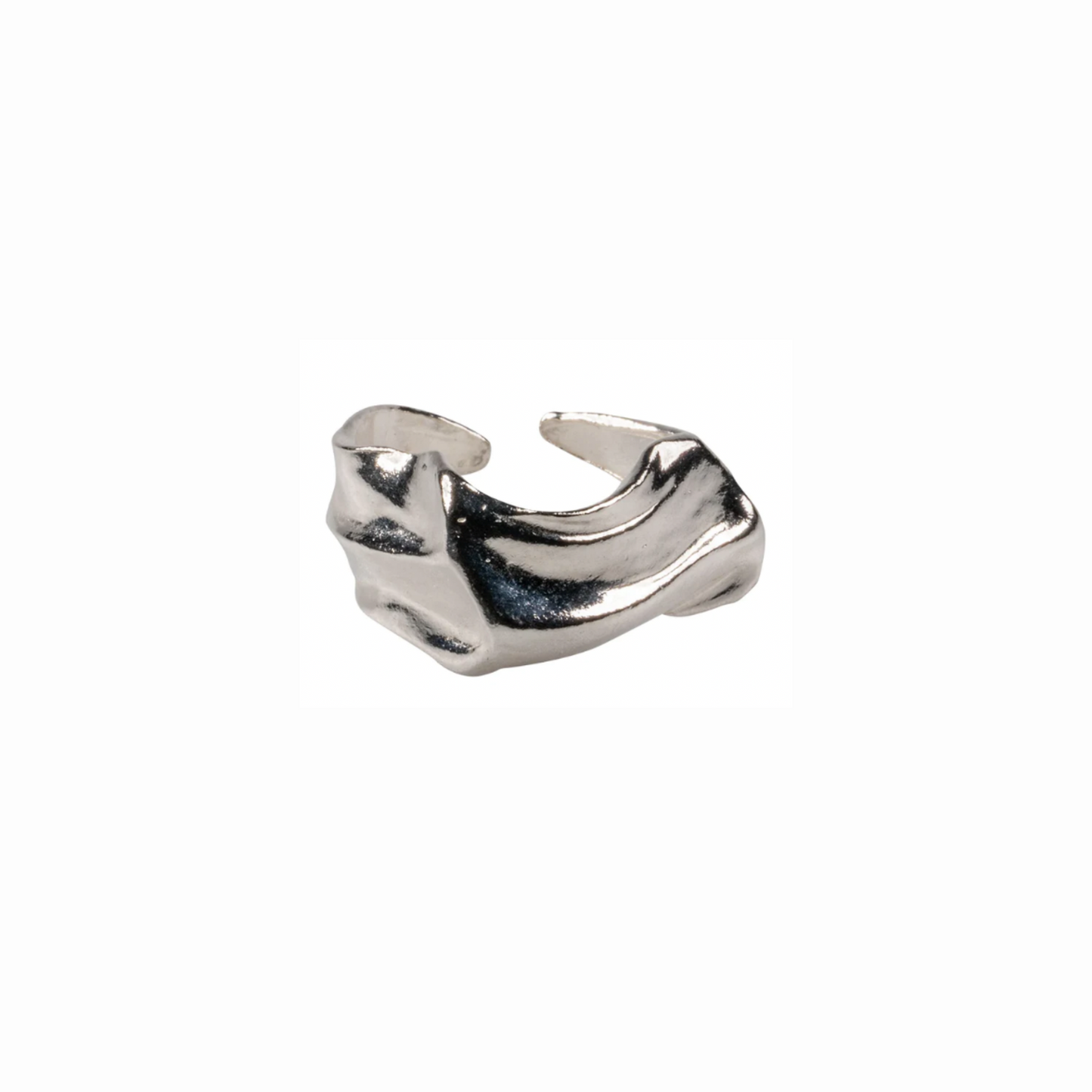 DUXFORD STUDIO - Tempus Sterling Silver Cast Ring
