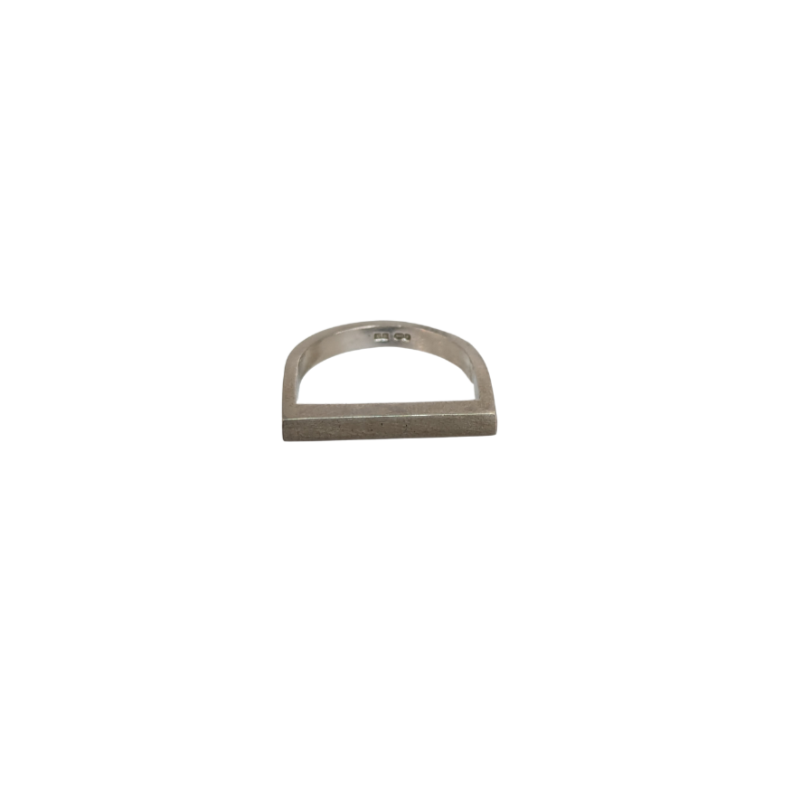 LUCY BURKE - D ring slim silver