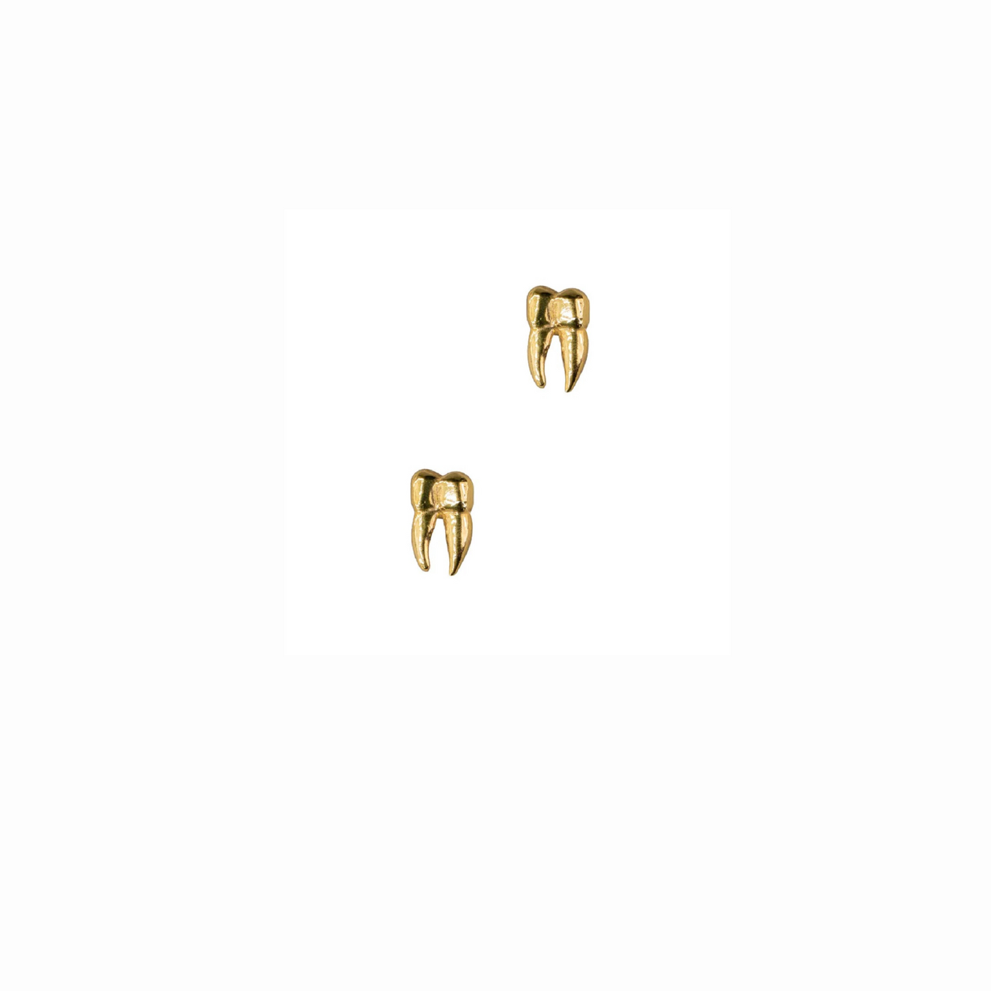 DUXFORD STUDIOS - Gold Vermeil Tooth Earrings