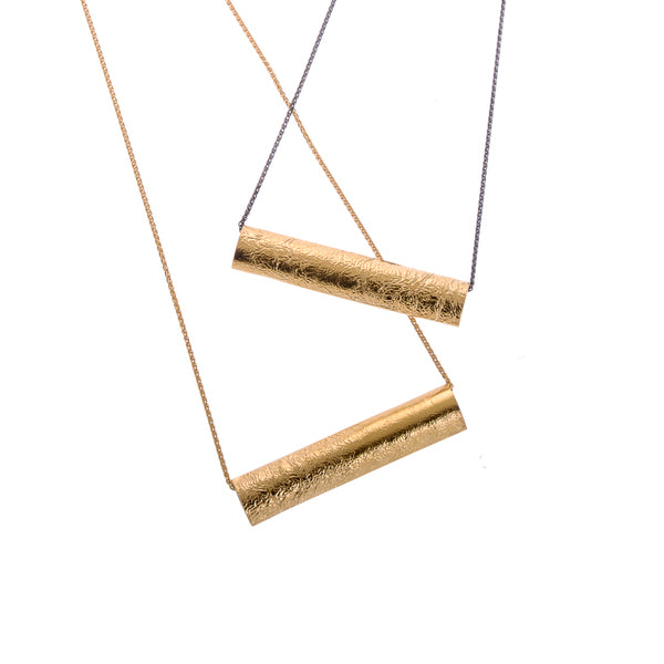 ANNE MORGAN - Demi Bar Necklace Gold Plated