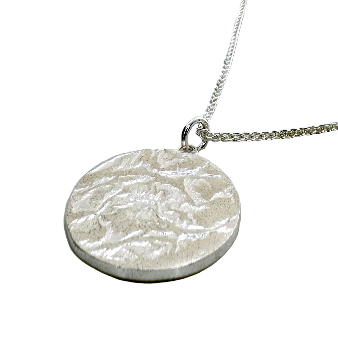 ANNE MORGAN - Moonlens Plain Silver/Oxidised
