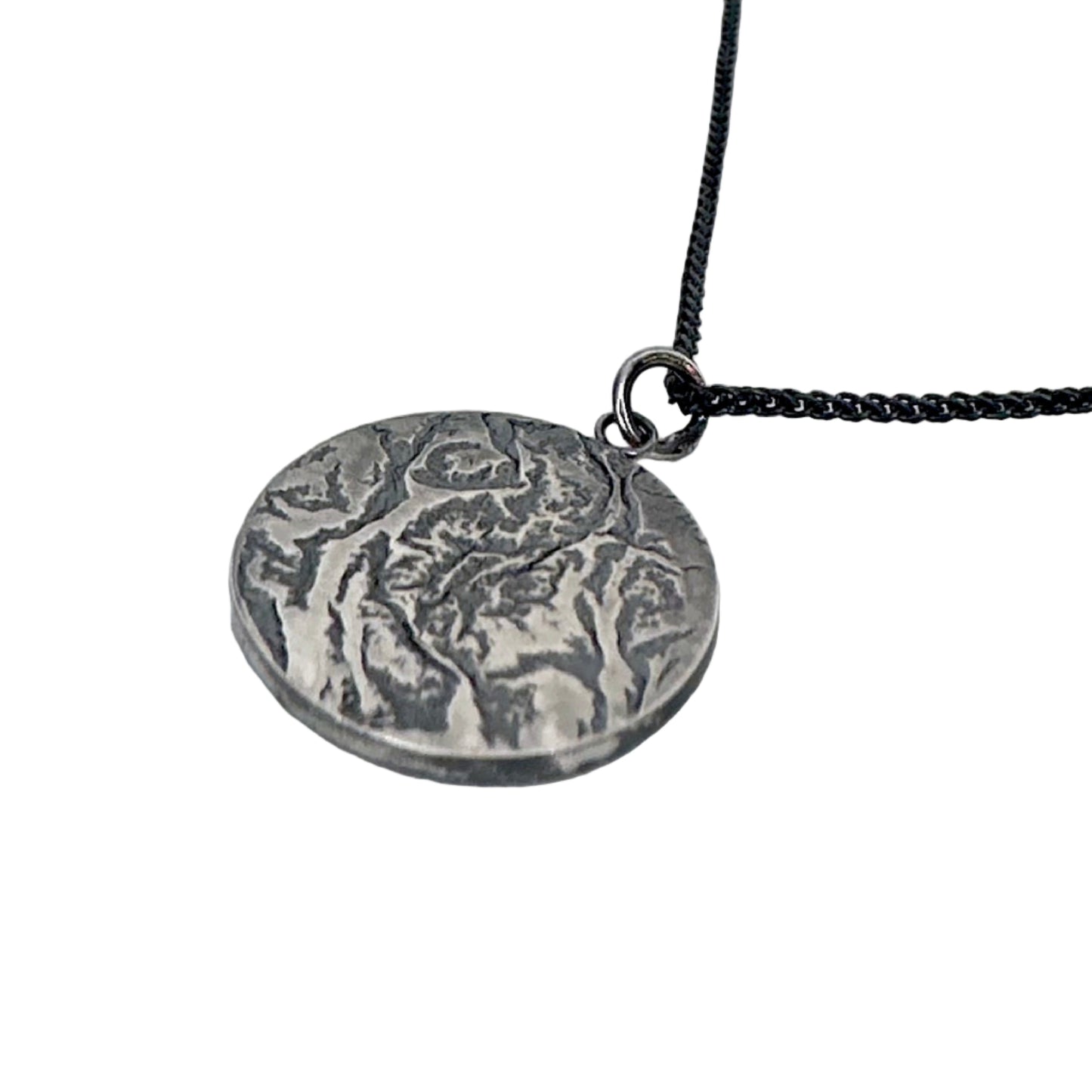 ANNE MORGAN - Moonlens Plain Silver/Oxidised