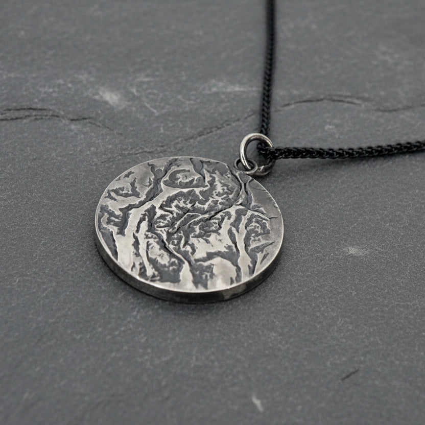 ANNE MORGAN - Moonlens Plain Silver/Oxidised