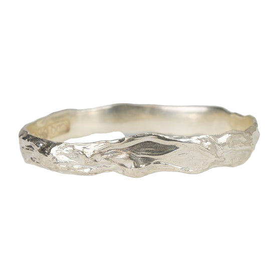 Bangle with Textural Qualities - Water