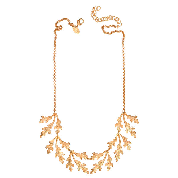 WE DREAM IN COLOUR - Gold Oak Necklace