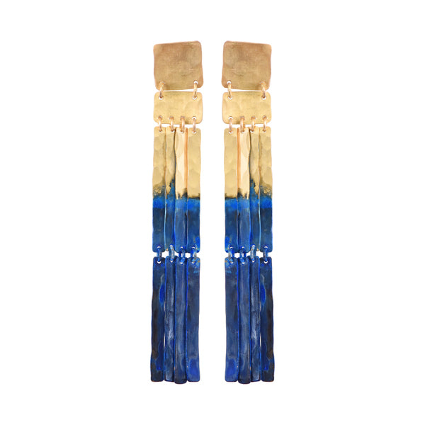 WE DREAM IN COLOUR - Hand Hammered Padme Earrings