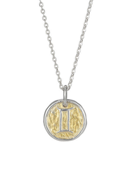 SIMON HARRISON JEWELLERY - Gemini Pendant Sterling Silver & Gold Plate