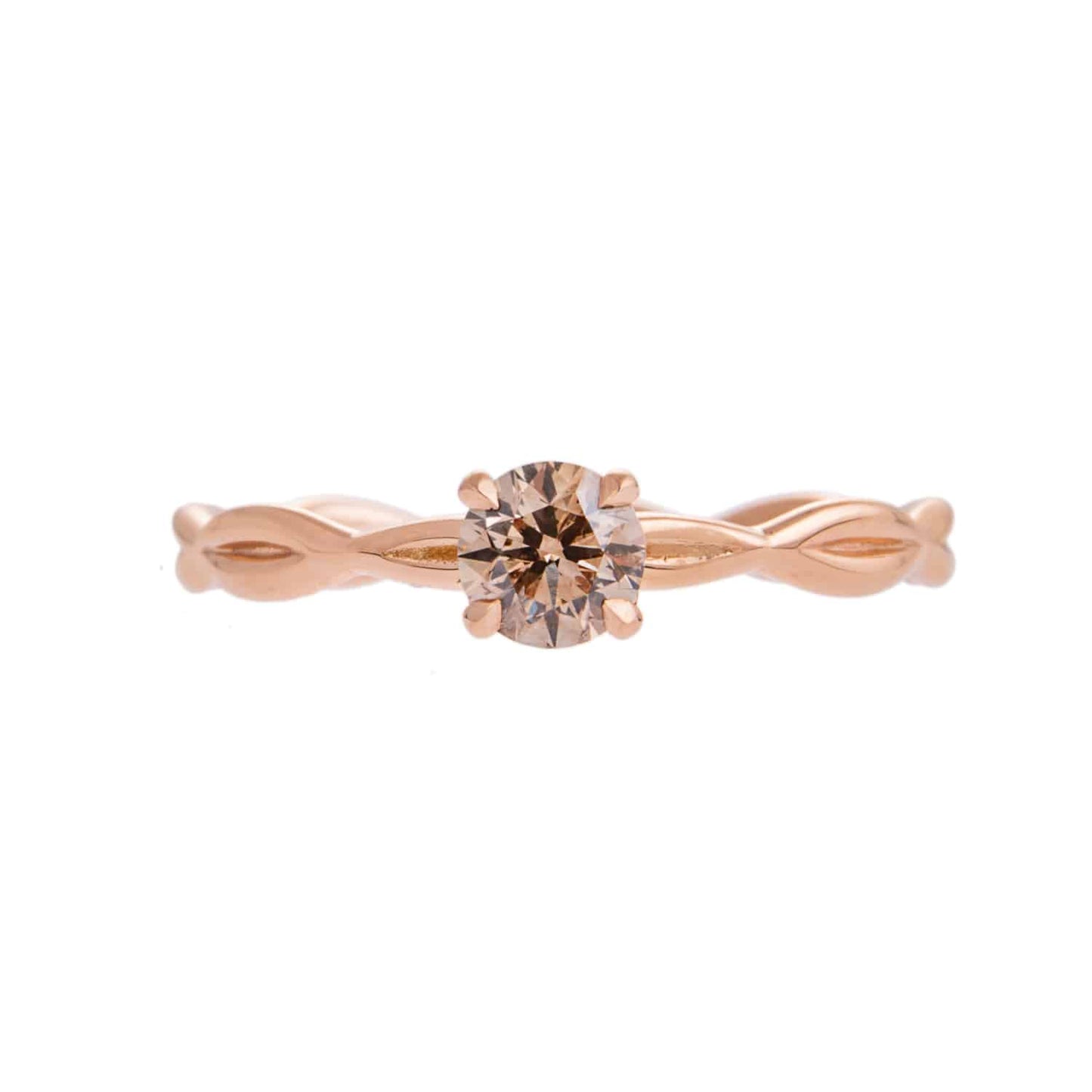 KATHARINE DANIEL - Rosebud diamond solitaire ring (size M)