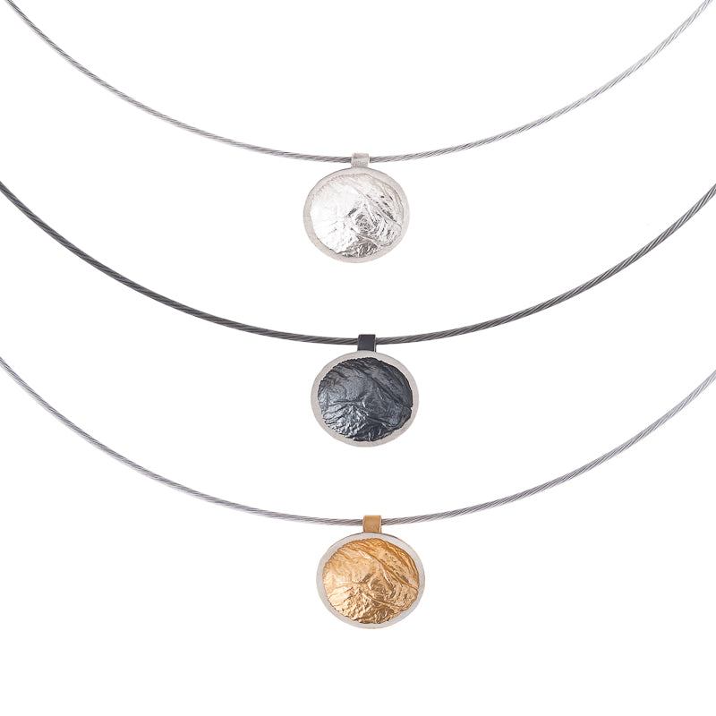 ANNE MORGAN - Moondrop Pendant Silver