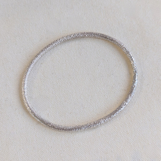 ANNE MORGAN - Moonlink sterling silver bangle