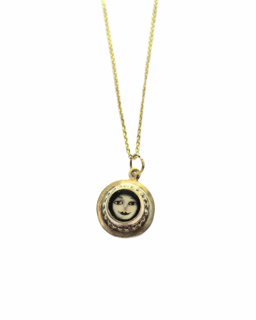 RACHEL LARKINS - Tiny face bobble pendant
