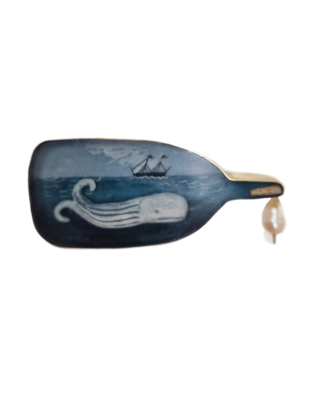 RACHEL LARKINS - Whale in a Bottle Brooch