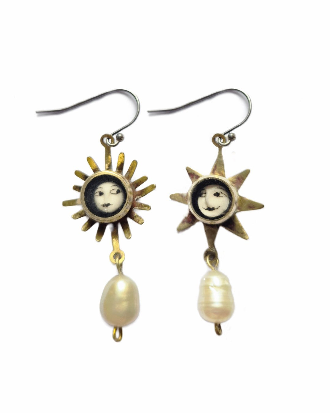 RACHEL LARKINS - Celestial mismatch earrings