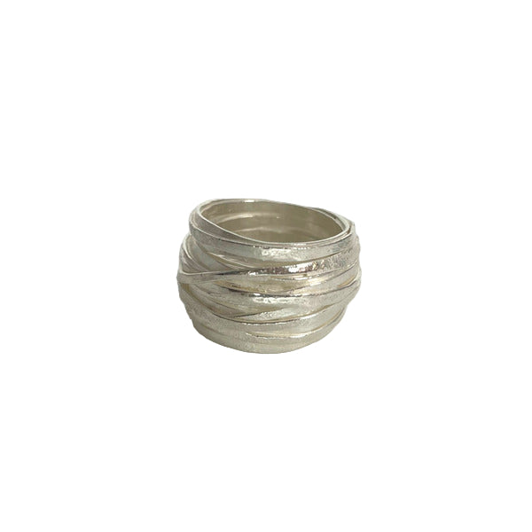 SHIMARA CARLOW - 1mm Silver Wrap Ring
