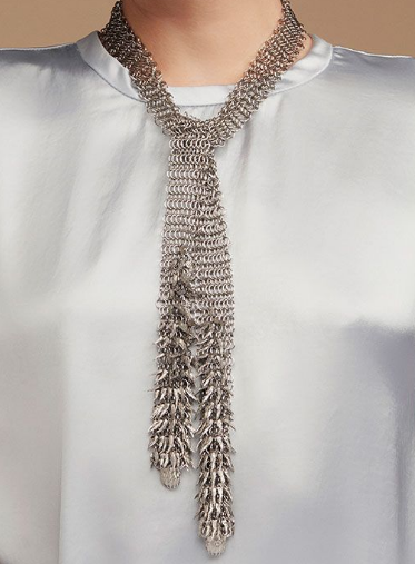 SIMON HARRISON JEWELLERY - Bear Chainmail Necklace