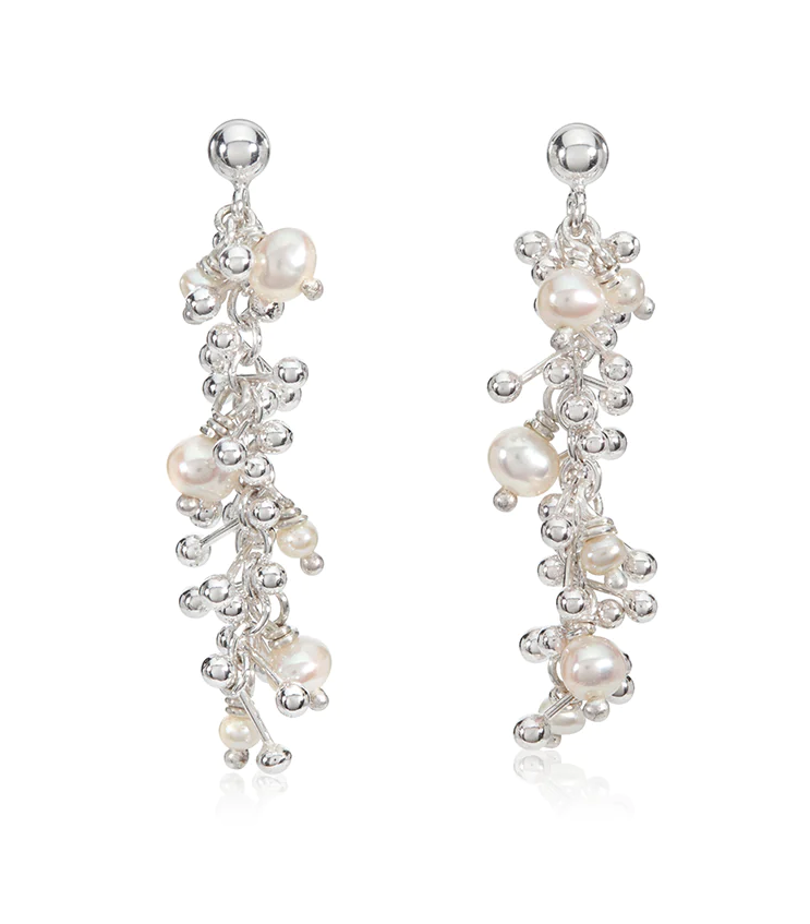 YEN Joy Pearl & Sterling Silver Drop Earrings