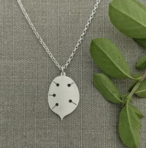 DIANA GREENWOOD Sterling Silver Honesty Pendant