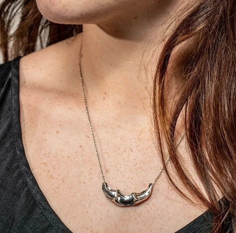 DUXFORD STUDIOS - Nunc Sterling Silver Statement Necklace