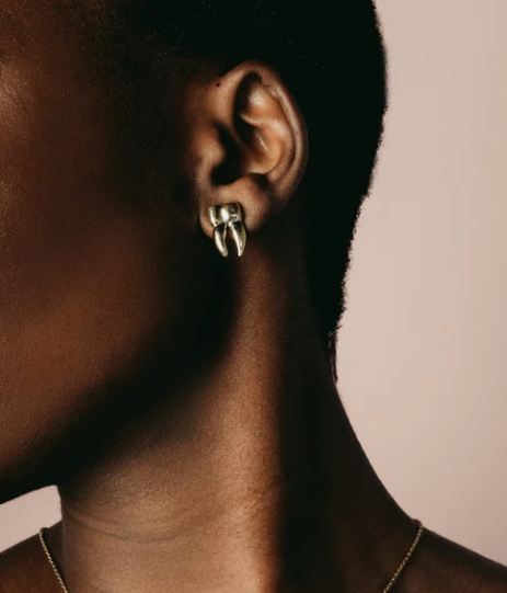 DUXFORD STUDIOS - Gold Vermeil Tooth Earrings