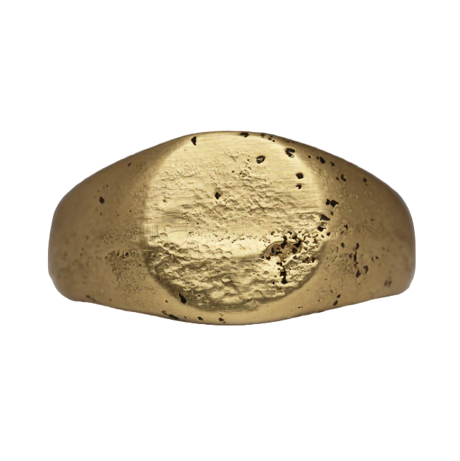 JUSTIN DUANCE - Sandcast Comfort Signet Ring