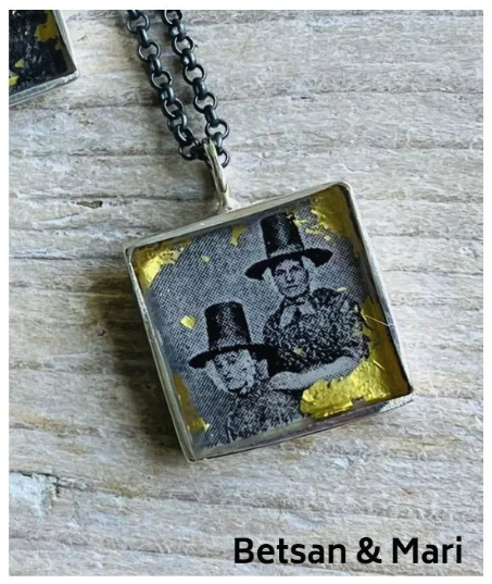 Story and star - Welsh lady pendant