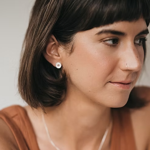 ELIN HORGAN - Ceres stud earrings silver
