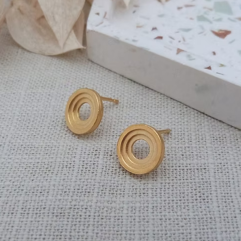 ELIN HORGAN - Ceres stud earrings, gold