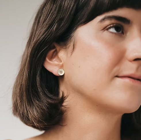 ELIN HORGAN - Ceres stud earrings, gold