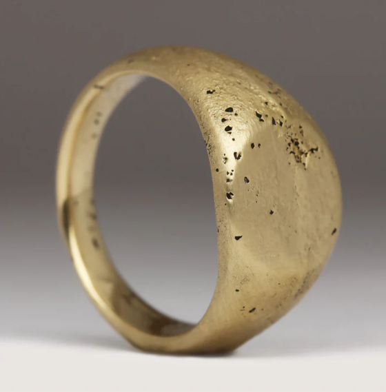 JUSTIN DUANCE - Sandcast Comfort Signet Ring