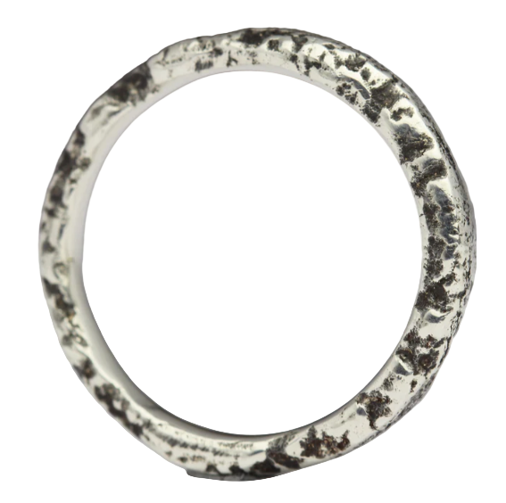 JUSTIN DUANCE - Silver Ring Extra Texture