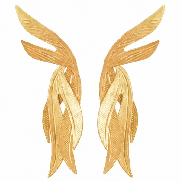 WE DREAM IN COLOUR - Maharani Brass Earrings