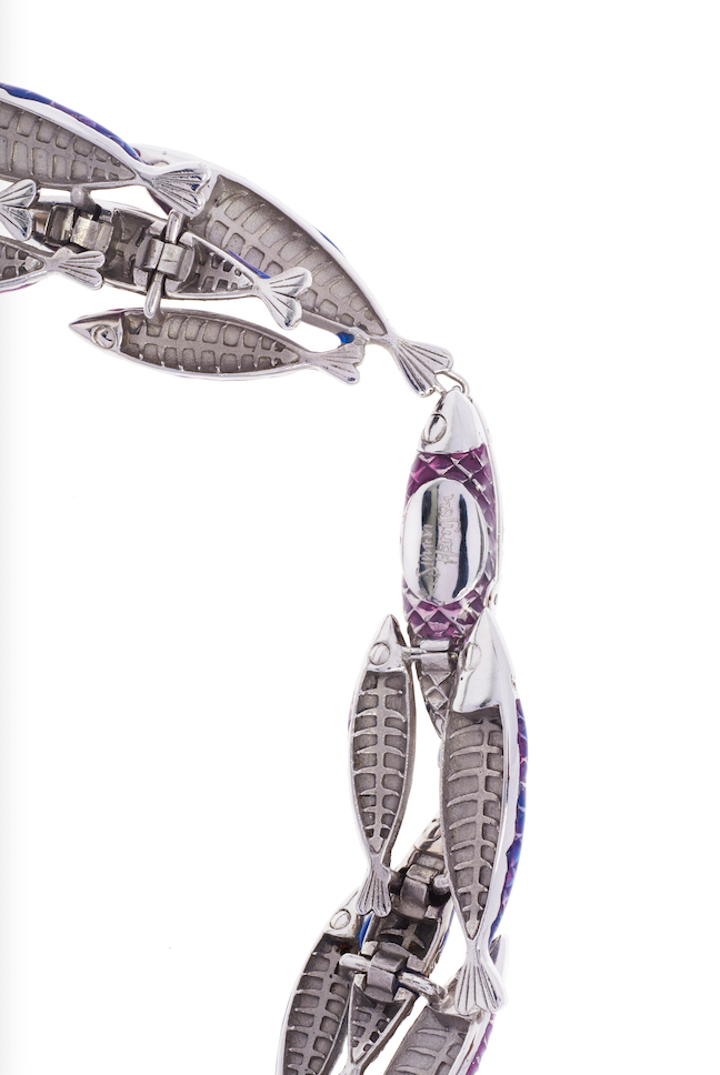 SIMON HARRISON JEWELLERY- Electra Necklace Stainless Steel Blue