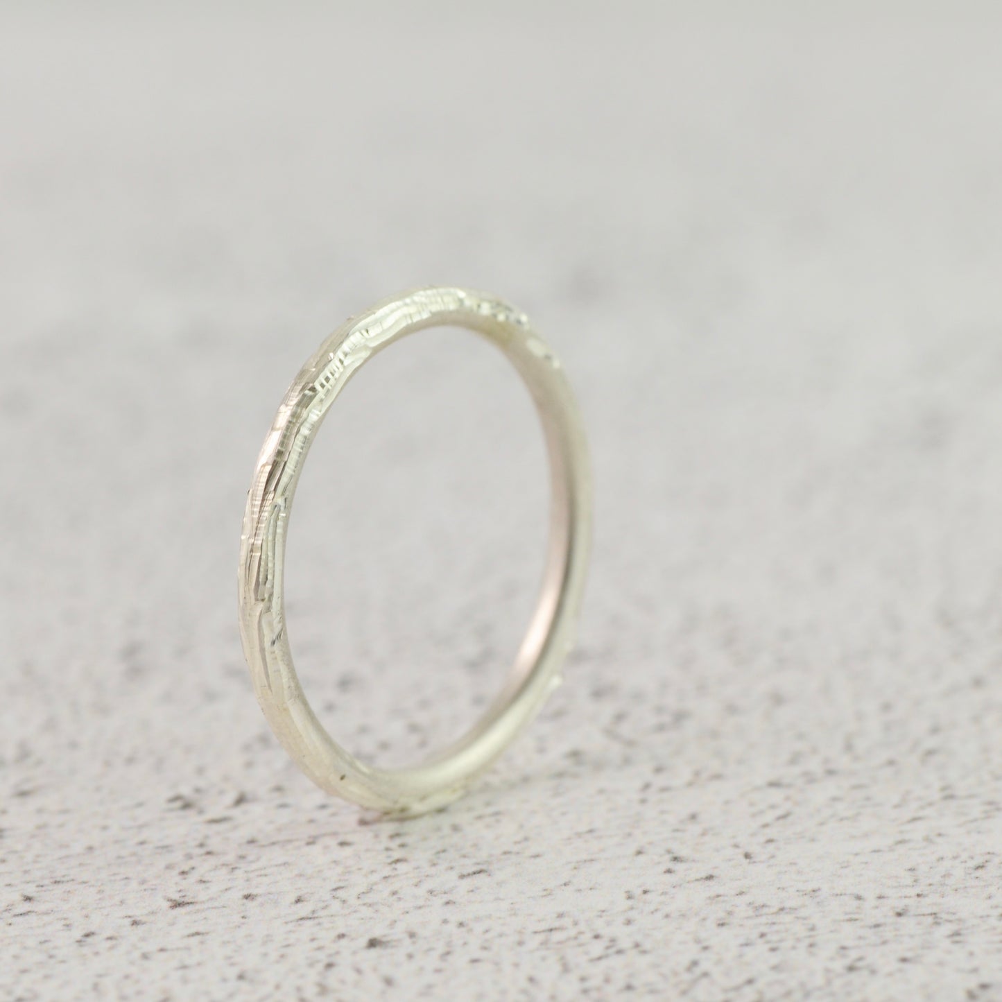 REBECCA BURT - Flux Engraved Stacking Ring