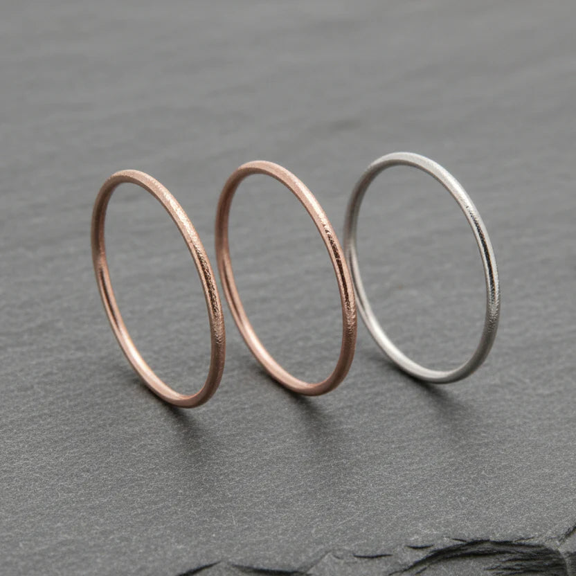 ANNE MORGAN - Moondust Ring, 18ct Rose Gold