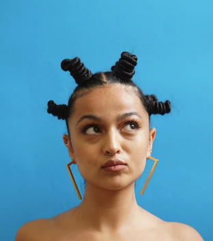 LAKALUKA - Alien Gold Plated Statement Earrings