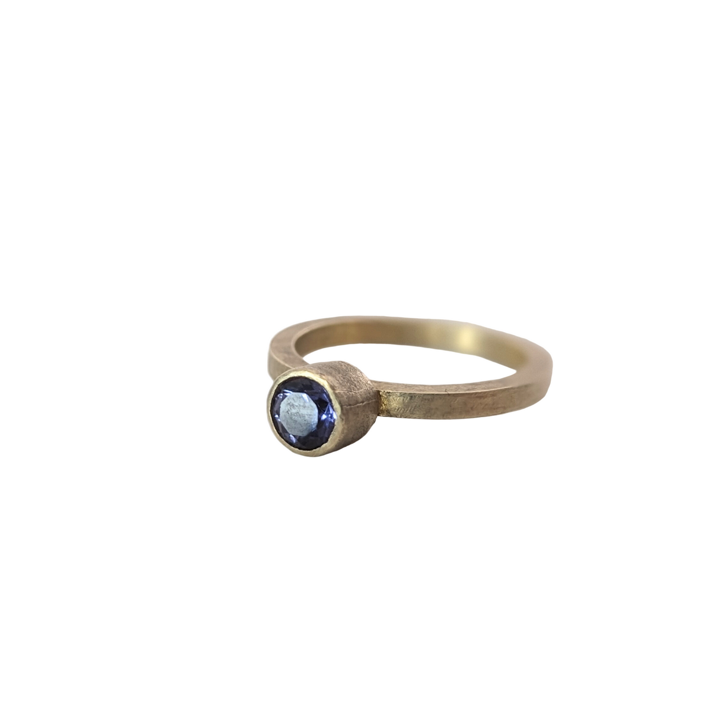 BEA JARENO - Lolite 24ct yellow gold plated ring