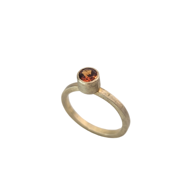 BEA JARENO - Madeira citrine 24ct gold plated ring