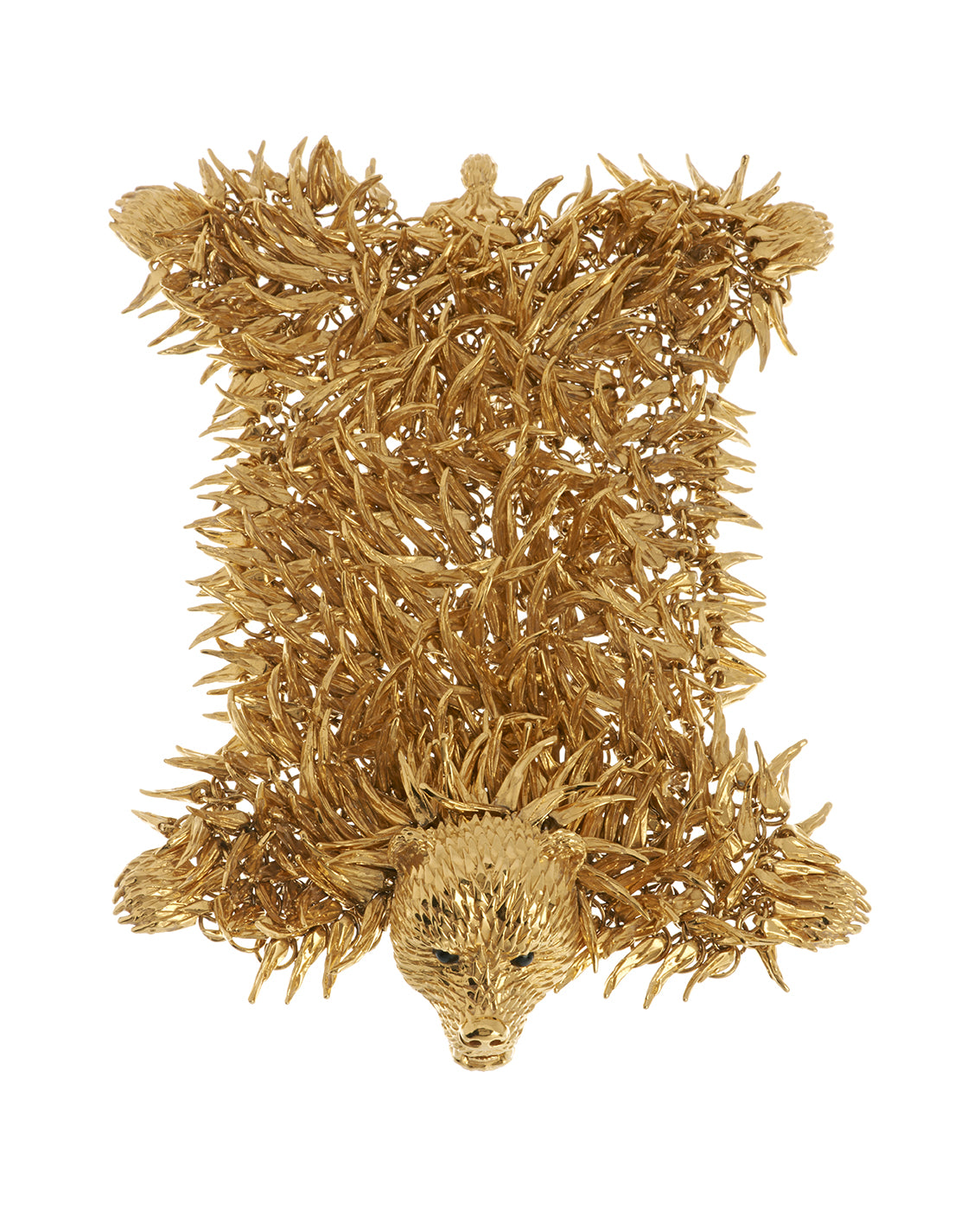 SIMON HARRISON JEWELLERY- Dionysus Bear Claw Large Bracelet gold