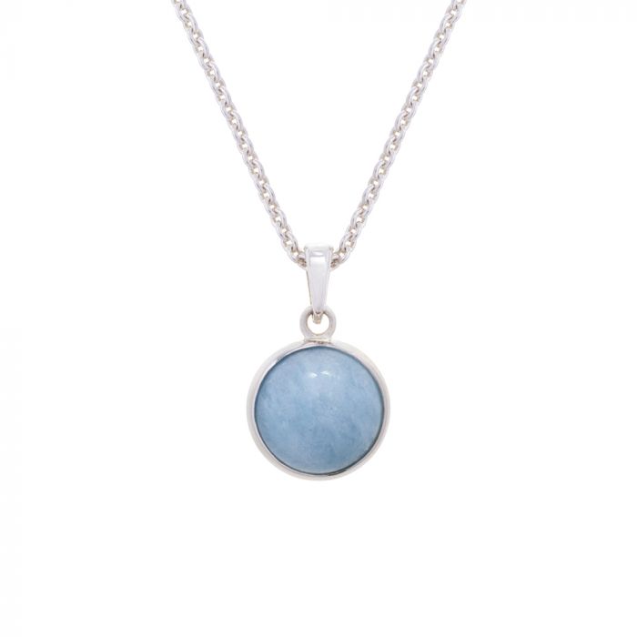 SIMON HARRISON JEWELLERY- Zodiac Celtic Alder Pendant Aquamarine