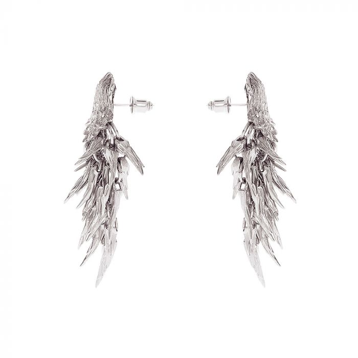 SIMON HARRISON JEWELLERY- Dionysus Bear Drop Earrings - Stainless Steel