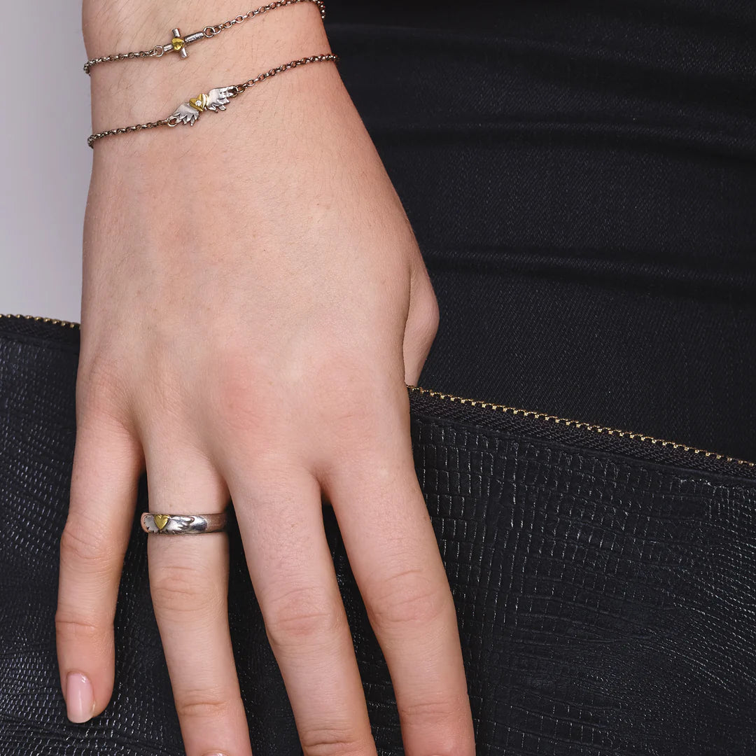 SOPHIE HARLEY - Classic Winged Heart Bracelet