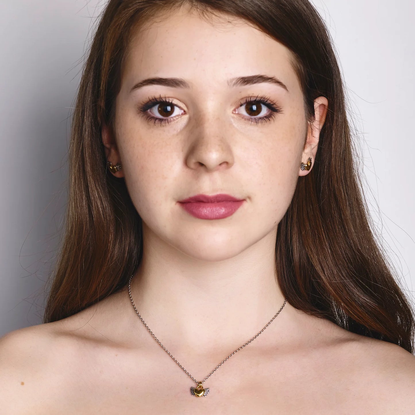 SOPHIE HARLEY - Chubby Winged Heart Necklace