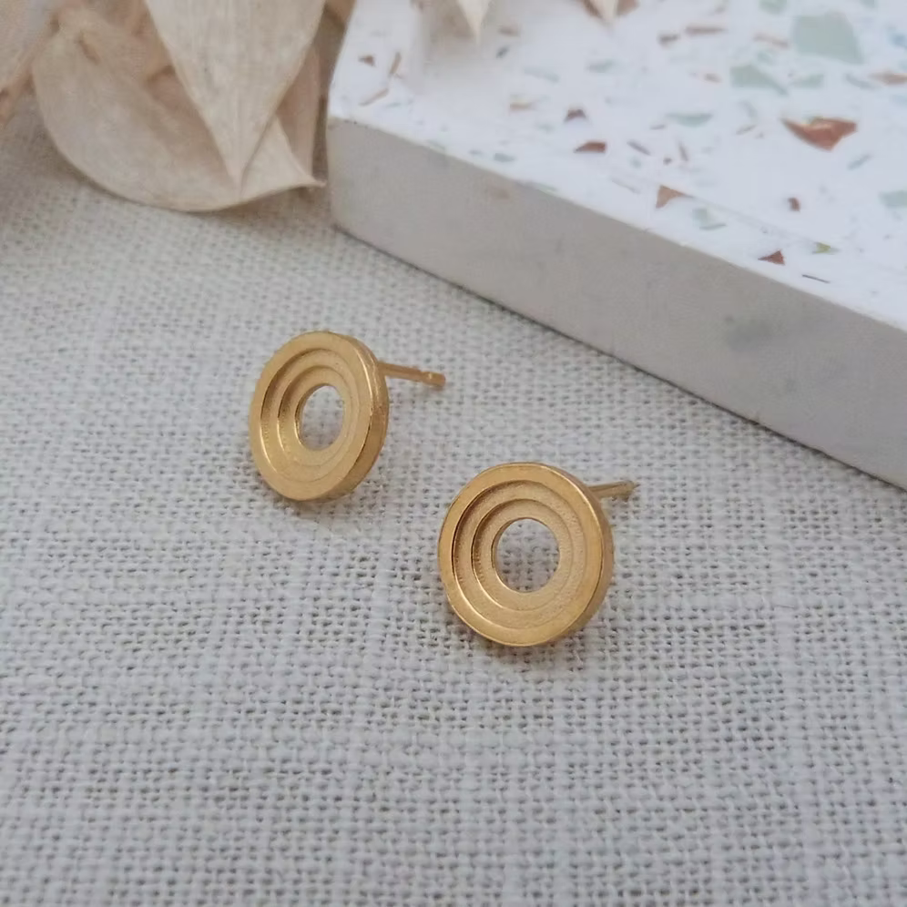 ELIN HORGAN - Ceres Stud Earrings, Gold