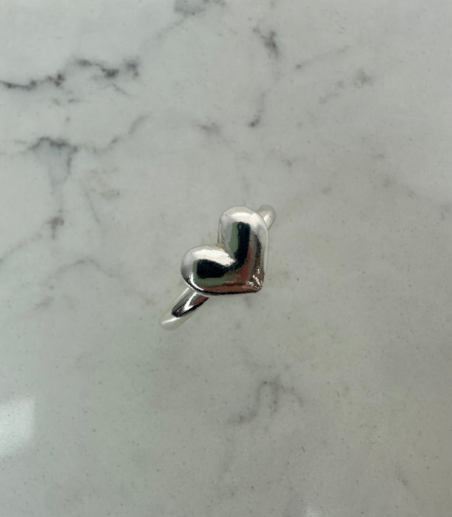 DUXFORD STUDIOS - Sterling Silver Heart shaped ring