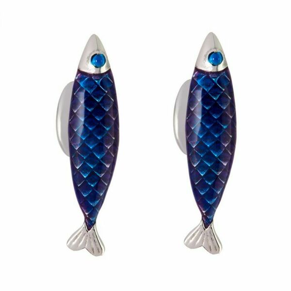 SIMON HARRISON JEWELLERY- Electra Cufflinks, Blue