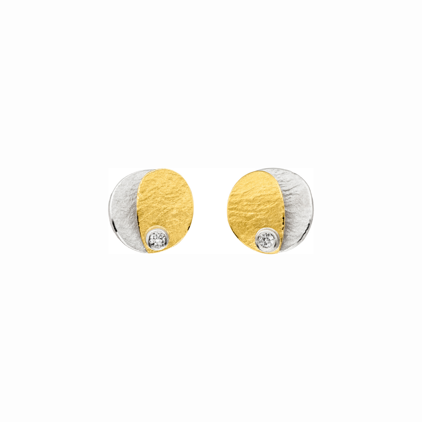 MANU SCHMUCK - Diamond earrings 0.02ct